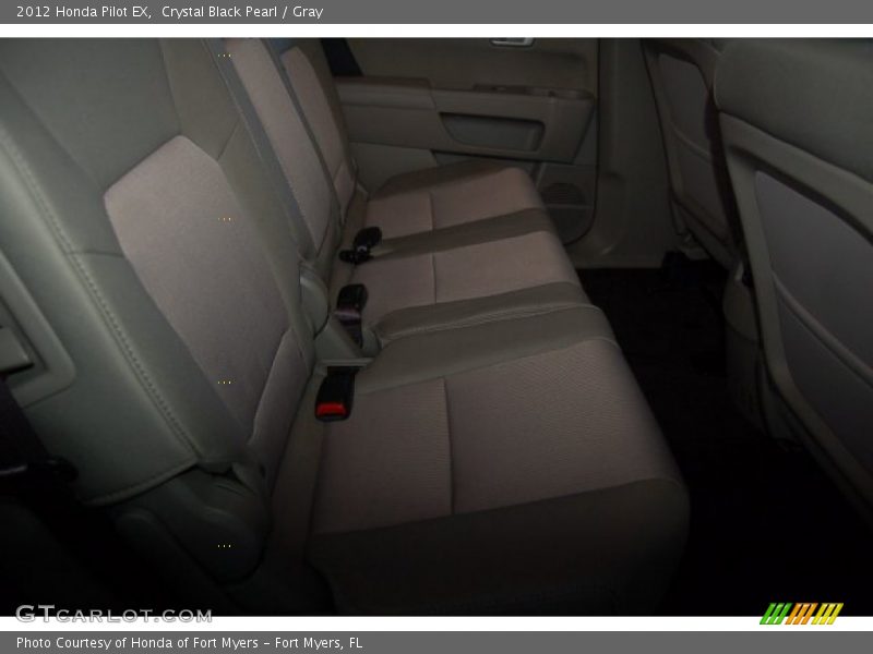 Crystal Black Pearl / Gray 2012 Honda Pilot EX