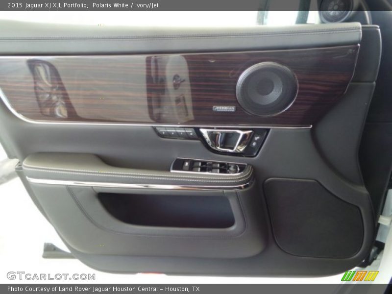 Polaris White / Ivory/Jet 2015 Jaguar XJ XJL Portfolio