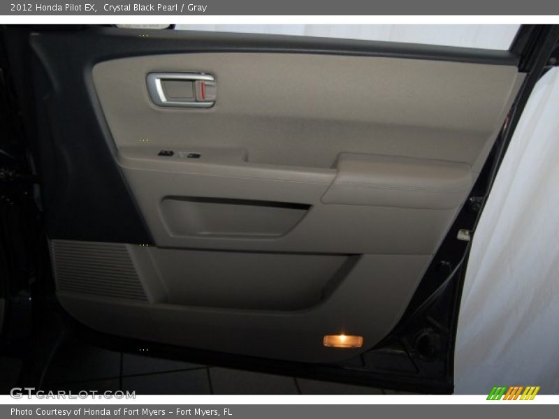 Crystal Black Pearl / Gray 2012 Honda Pilot EX