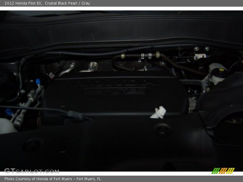 Crystal Black Pearl / Gray 2012 Honda Pilot EX