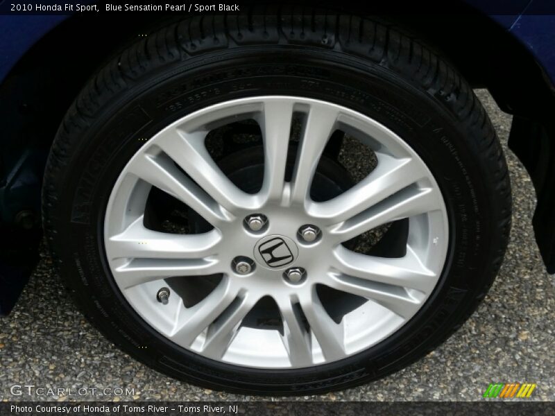 Blue Sensation Pearl / Sport Black 2010 Honda Fit Sport