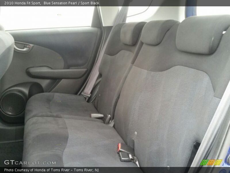 Blue Sensation Pearl / Sport Black 2010 Honda Fit Sport
