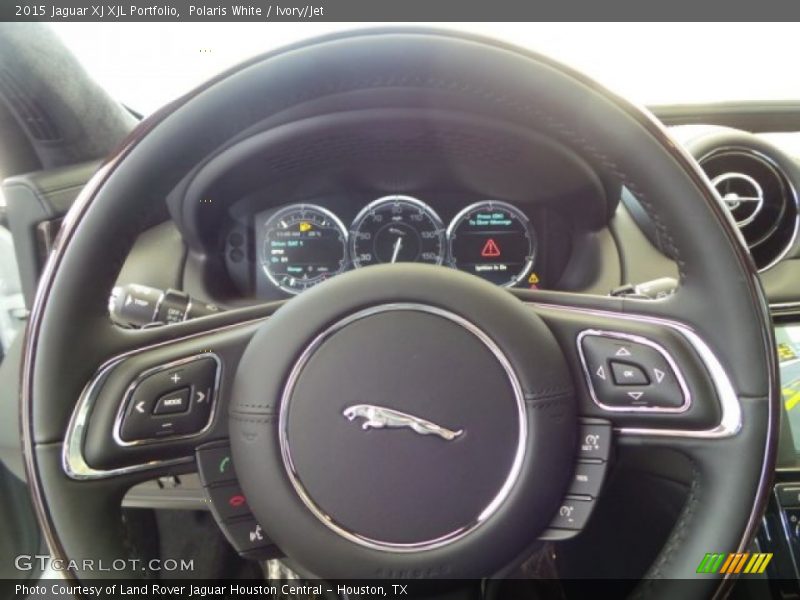 Polaris White / Ivory/Jet 2015 Jaguar XJ XJL Portfolio