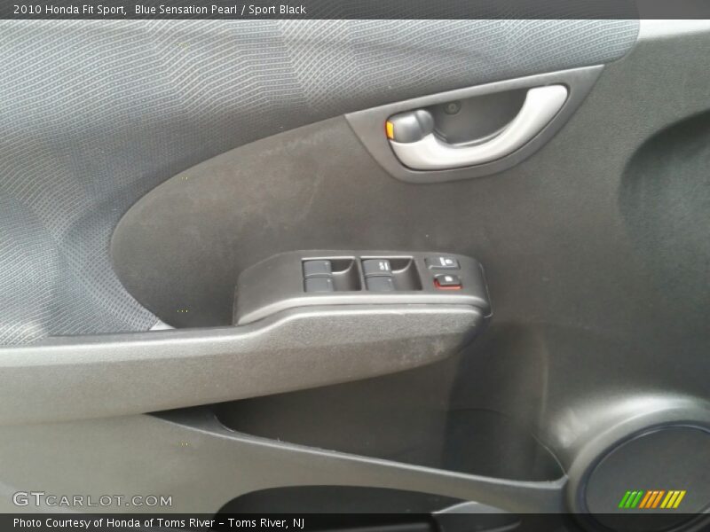 Blue Sensation Pearl / Sport Black 2010 Honda Fit Sport