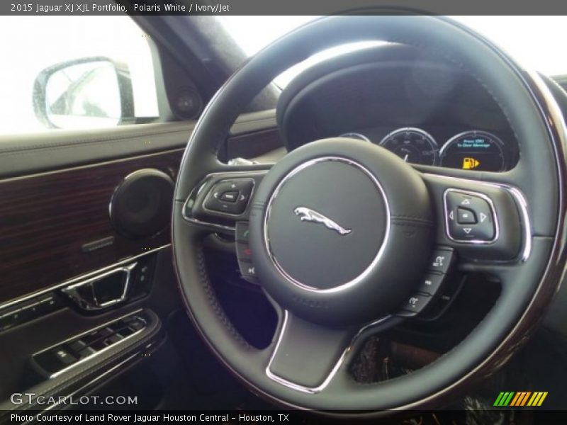 Polaris White / Ivory/Jet 2015 Jaguar XJ XJL Portfolio