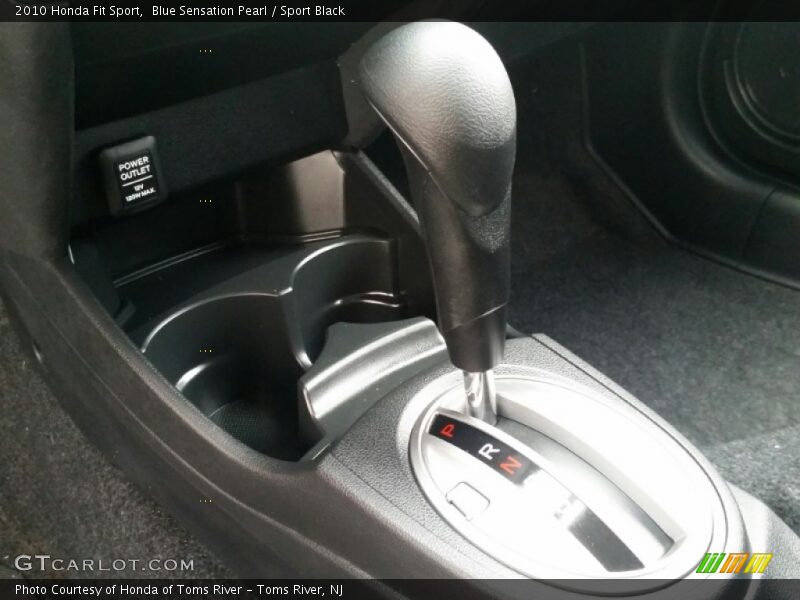 Blue Sensation Pearl / Sport Black 2010 Honda Fit Sport