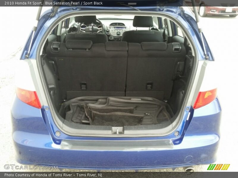 Blue Sensation Pearl / Sport Black 2010 Honda Fit Sport