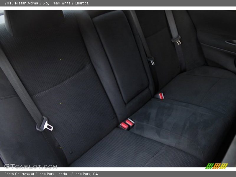 Pearl White / Charcoal 2015 Nissan Altima 2.5 S