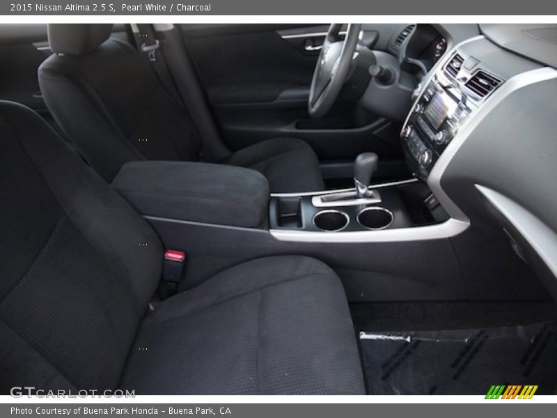 Pearl White / Charcoal 2015 Nissan Altima 2.5 S