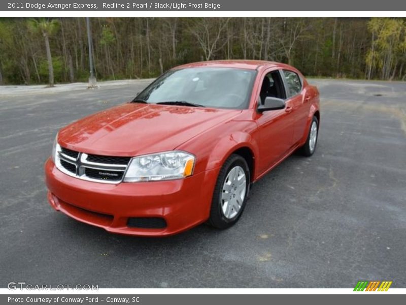 Redline 2 Pearl / Black/Light Frost Beige 2011 Dodge Avenger Express
