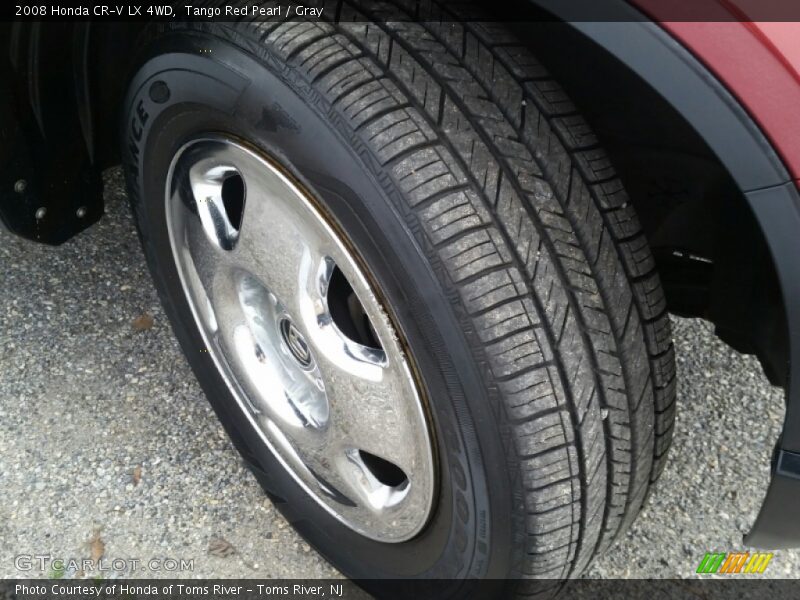Tango Red Pearl / Gray 2008 Honda CR-V LX 4WD