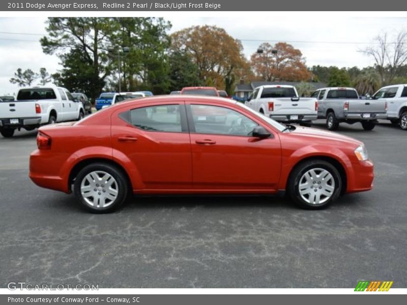 Redline 2 Pearl / Black/Light Frost Beige 2011 Dodge Avenger Express