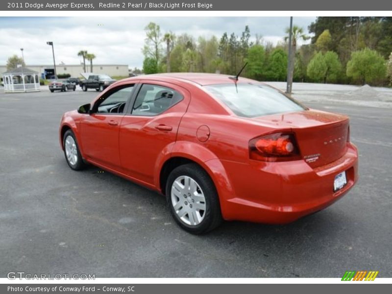 Redline 2 Pearl / Black/Light Frost Beige 2011 Dodge Avenger Express