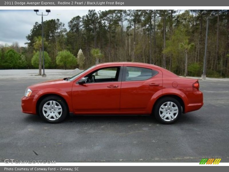 Redline 2 Pearl / Black/Light Frost Beige 2011 Dodge Avenger Express