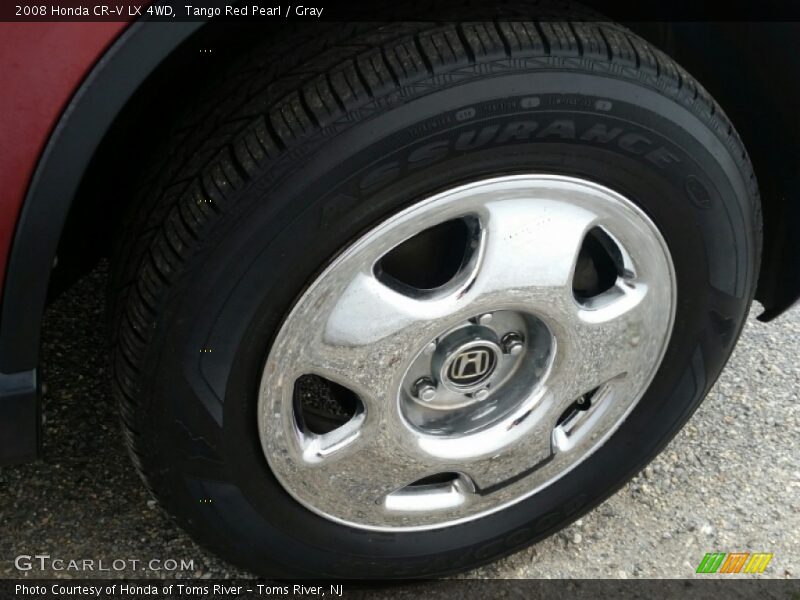 Tango Red Pearl / Gray 2008 Honda CR-V LX 4WD