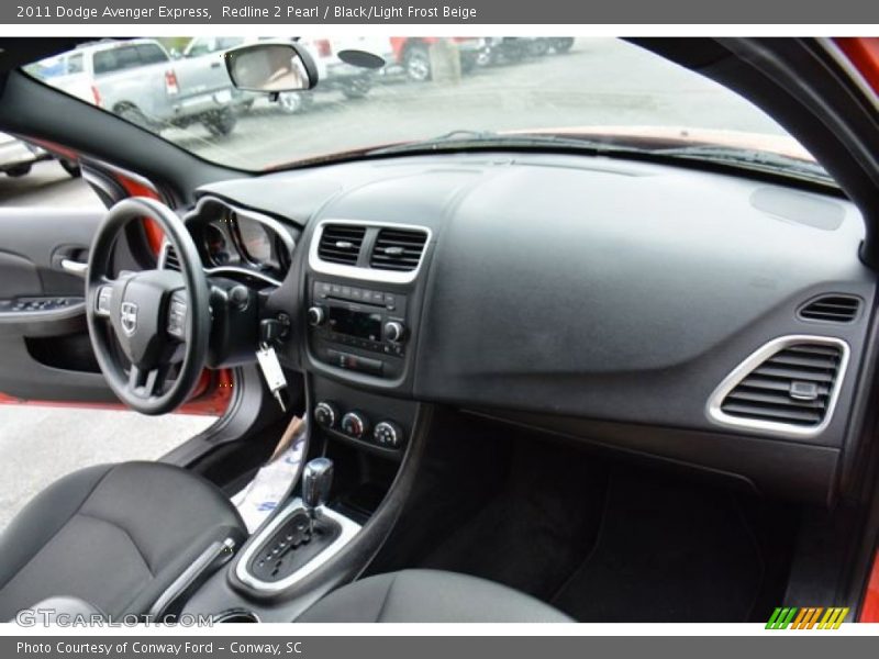 Redline 2 Pearl / Black/Light Frost Beige 2011 Dodge Avenger Express