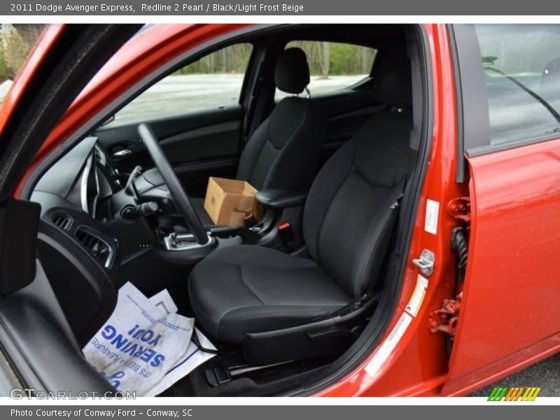 Redline 2 Pearl / Black/Light Frost Beige 2011 Dodge Avenger Express