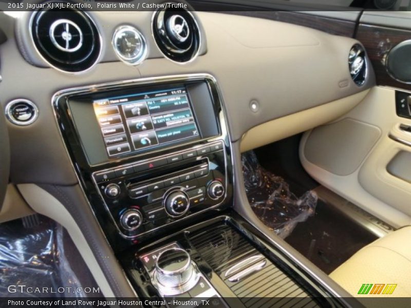 Polaris White / Cashew/Truffle 2015 Jaguar XJ XJL Portfolio