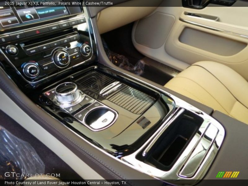 Polaris White / Cashew/Truffle 2015 Jaguar XJ XJL Portfolio