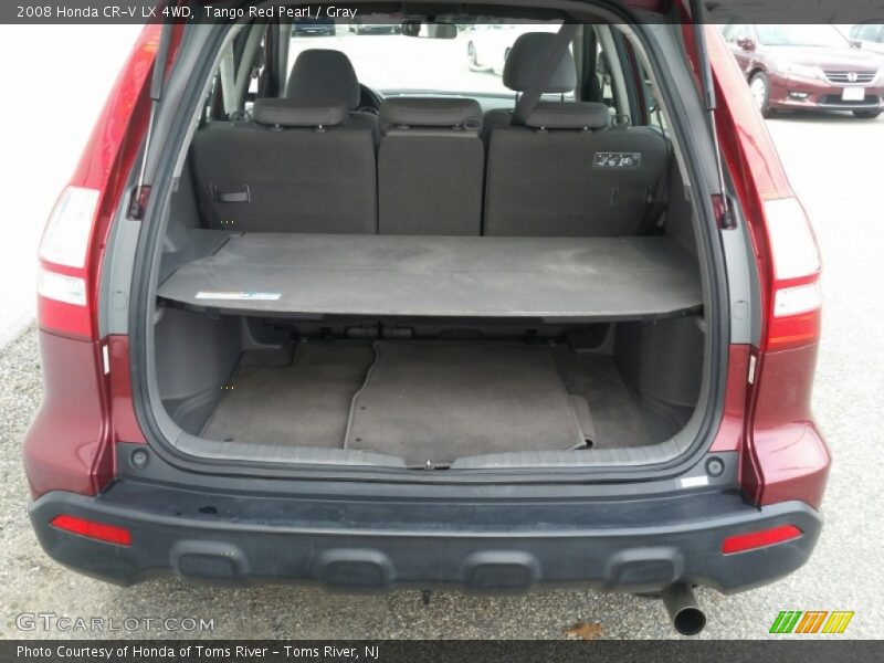 Tango Red Pearl / Gray 2008 Honda CR-V LX 4WD