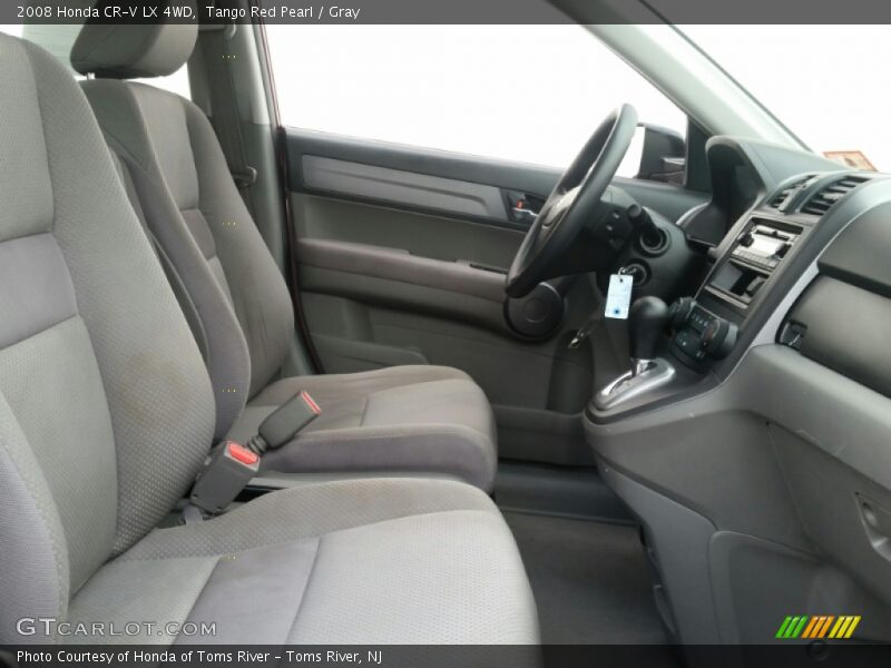Tango Red Pearl / Gray 2008 Honda CR-V LX 4WD
