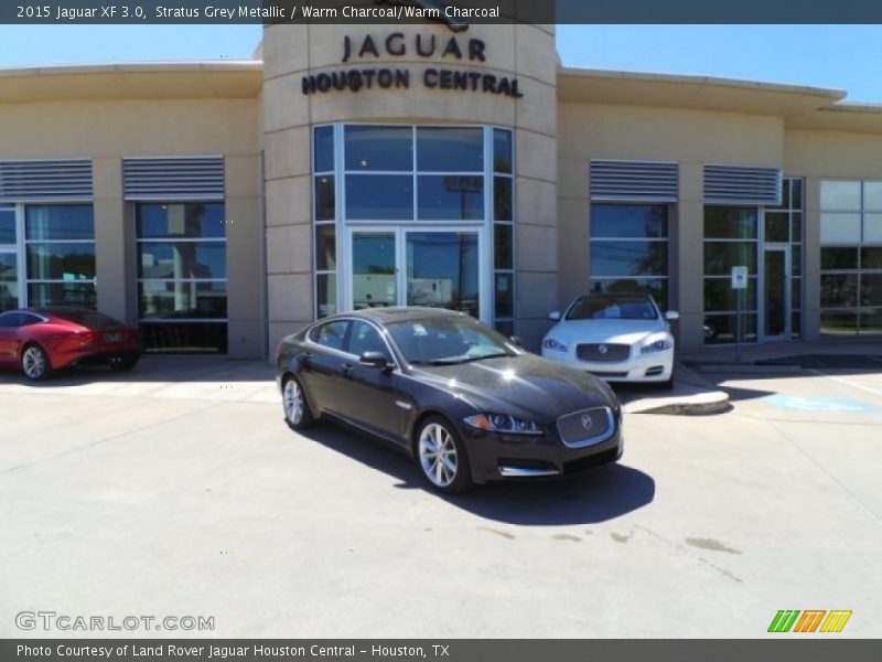 Stratus Grey Metallic / Warm Charcoal/Warm Charcoal 2015 Jaguar XF 3.0