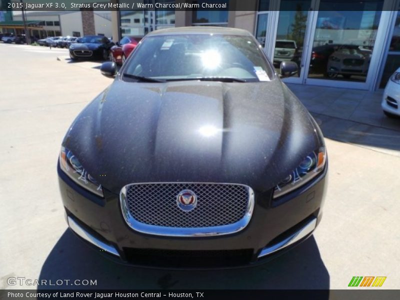 Stratus Grey Metallic / Warm Charcoal/Warm Charcoal 2015 Jaguar XF 3.0