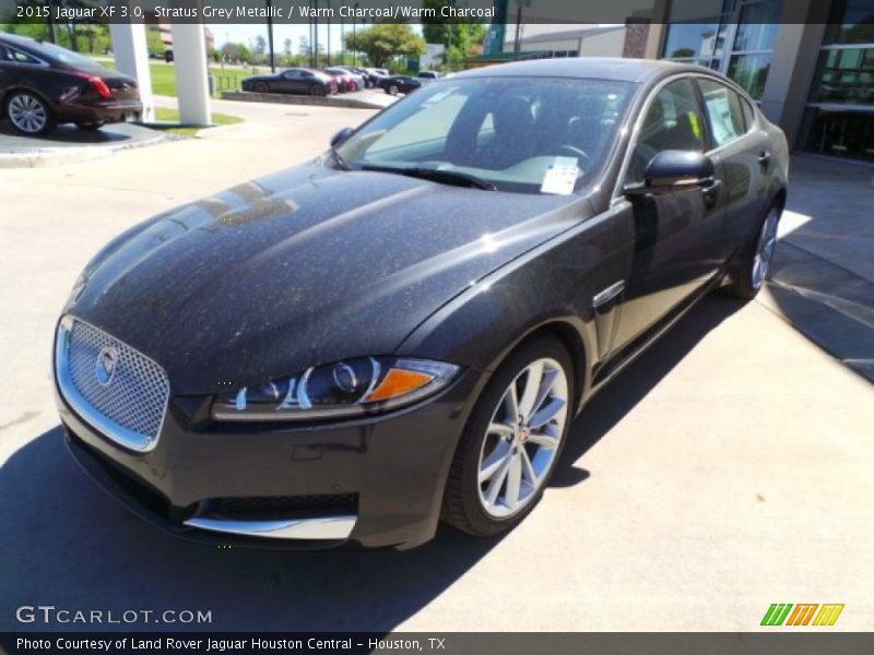 Stratus Grey Metallic / Warm Charcoal/Warm Charcoal 2015 Jaguar XF 3.0