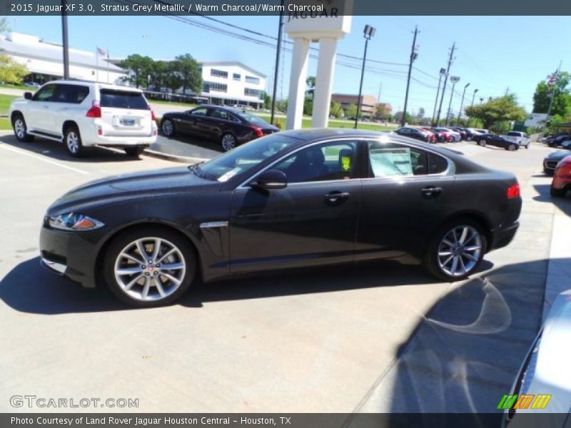 Stratus Grey Metallic / Warm Charcoal/Warm Charcoal 2015 Jaguar XF 3.0