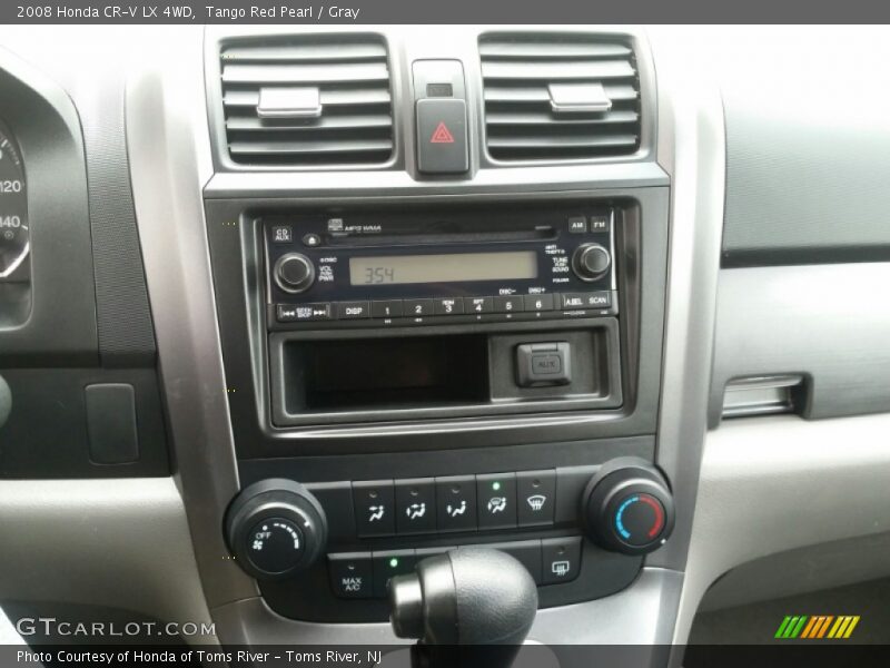 Tango Red Pearl / Gray 2008 Honda CR-V LX 4WD