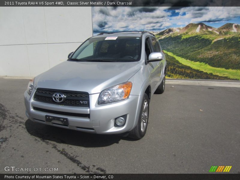 Classic Silver Metallic / Dark Charcoal 2011 Toyota RAV4 V6 Sport 4WD
