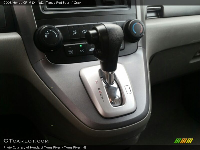 Tango Red Pearl / Gray 2008 Honda CR-V LX 4WD