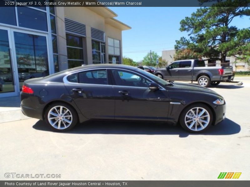 Stratus Grey Metallic / Warm Charcoal/Warm Charcoal 2015 Jaguar XF 3.0