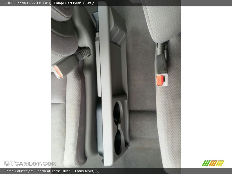 Tango Red Pearl / Gray 2008 Honda CR-V LX 4WD
