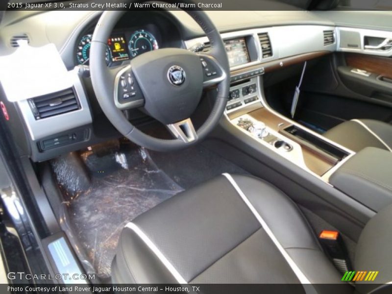 Stratus Grey Metallic / Warm Charcoal/Warm Charcoal 2015 Jaguar XF 3.0