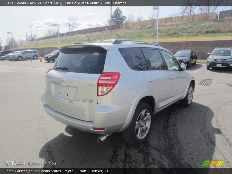 Classic Silver Metallic / Dark Charcoal 2011 Toyota RAV4 V6 Sport 4WD