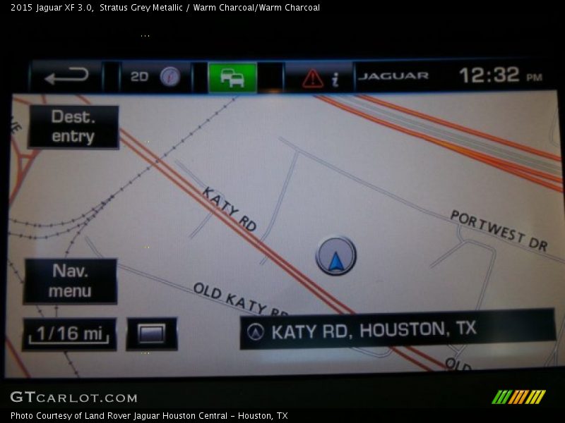 Stratus Grey Metallic / Warm Charcoal/Warm Charcoal 2015 Jaguar XF 3.0