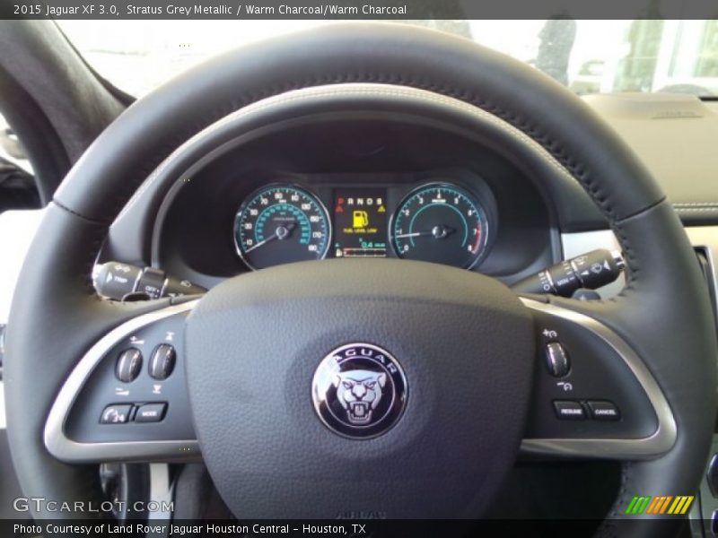 Stratus Grey Metallic / Warm Charcoal/Warm Charcoal 2015 Jaguar XF 3.0