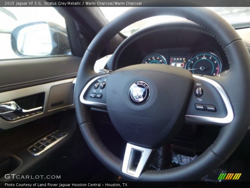 Stratus Grey Metallic / Warm Charcoal/Warm Charcoal 2015 Jaguar XF 3.0