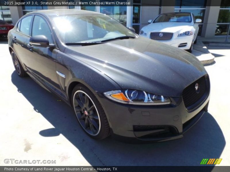 Stratus Grey Metallic / Warm Charcoal/Warm Charcoal 2015 Jaguar XF 3.0