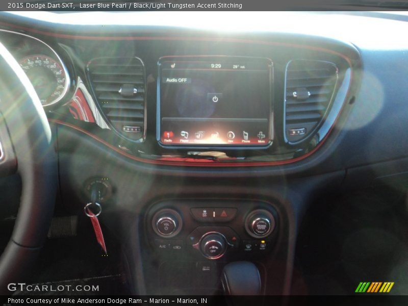 Laser Blue Pearl / Black/Light Tungsten Accent Stitching 2015 Dodge Dart SXT