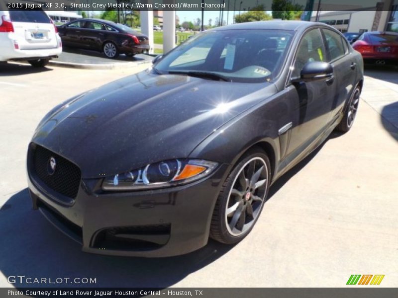 Stratus Grey Metallic / Warm Charcoal/Warm Charcoal 2015 Jaguar XF 3.0