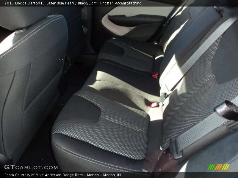 Laser Blue Pearl / Black/Light Tungsten Accent Stitching 2015 Dodge Dart SXT