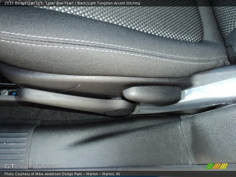 Laser Blue Pearl / Black/Light Tungsten Accent Stitching 2015 Dodge Dart SXT