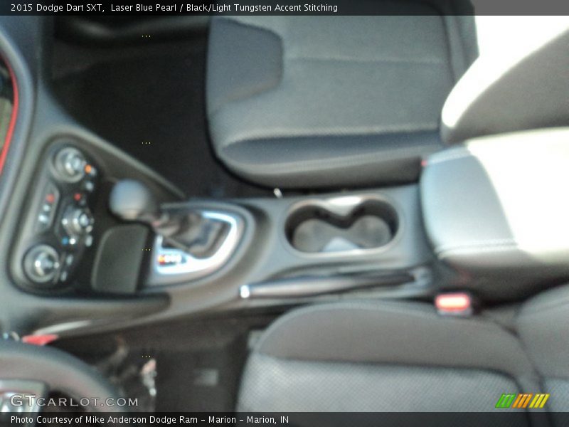 Laser Blue Pearl / Black/Light Tungsten Accent Stitching 2015 Dodge Dart SXT