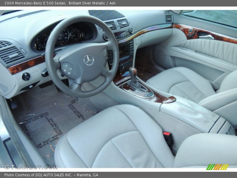  2004 E 500 Sedan Ash Interior