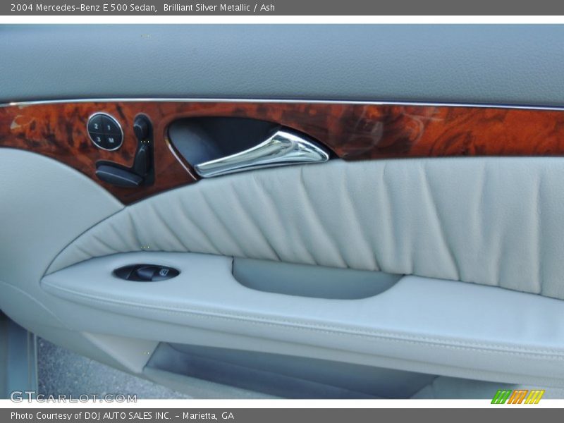 Brilliant Silver Metallic / Ash 2004 Mercedes-Benz E 500 Sedan