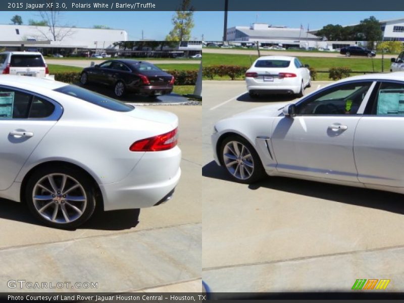 Polaris White / Barley/Truffle 2015 Jaguar XF 3.0