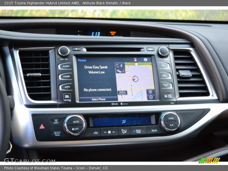 Navigation of 2015 Highlander Hybrid Limited AWD