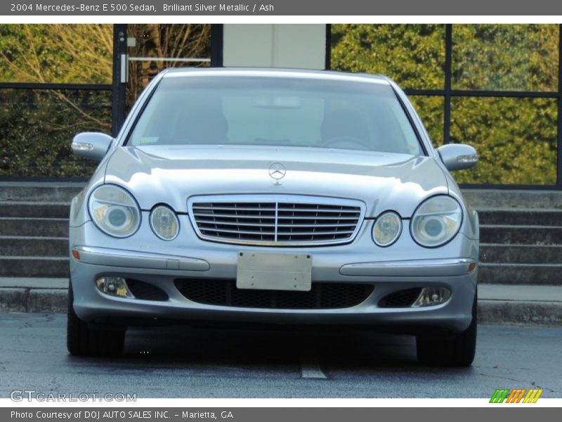 Brilliant Silver Metallic / Ash 2004 Mercedes-Benz E 500 Sedan